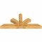 Ekena Millwork Richland Rough Sawn Timber Gable Bracket, Western Red Cedar, 72"W x 33"H x 6"D x 6"F, 11/12 Pitch GBW072X33X0606RIC00RWR - alternate 4